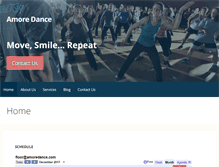 Tablet Screenshot of amoredance.com